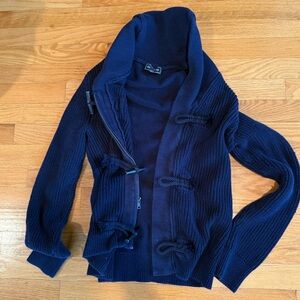 Express Dark Blue Knit Sweater